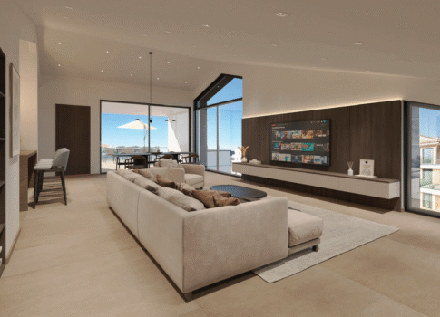 ISZTRIA, ROVINJ - Tengerparti penthouse apartman kilátással