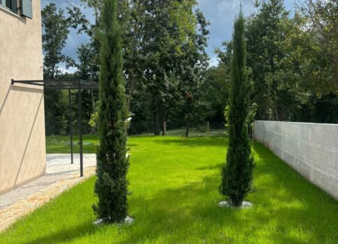 ISZTRIA, PAZIN - Varázslatos mediterrán villa természeti kilátással - új építésű! Egyedi stílus!