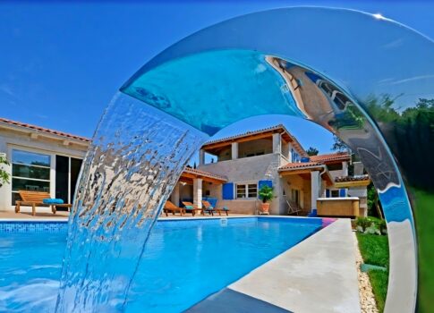 ISZTRIA, POREČ - Rusztikus ház medencével