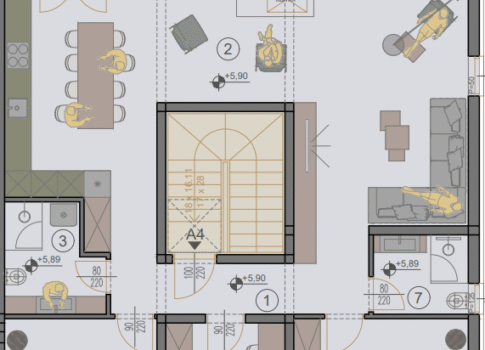 ISZTRIA, ŠTINJAN - Penthouse tengerre néző kilátással és tökéletes elrendezéssel!