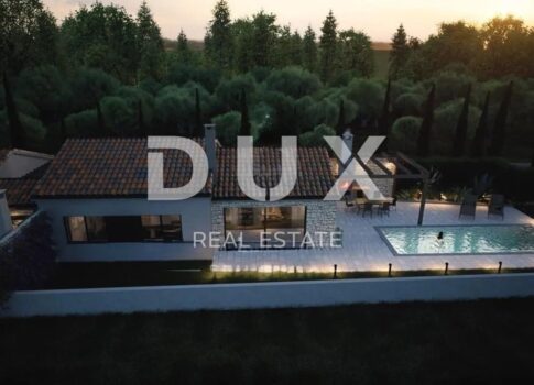 ISZTRIA, POREČ - Új építésű, dizájner egyszintes ház saját medencével