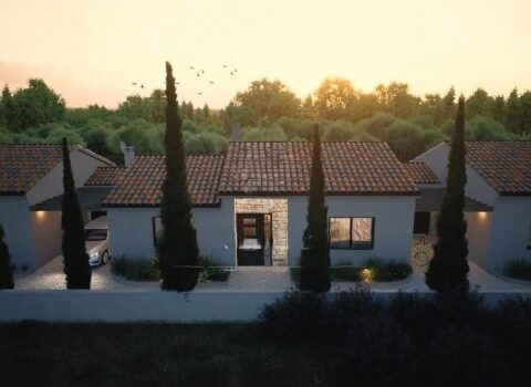 ISZTRIA, POREČ - Egyszintes ház, a természet és a modernitás ötvözete