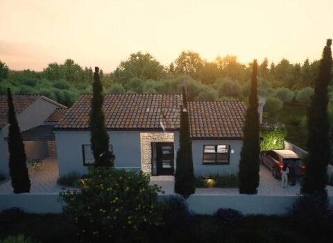 ISZTRIA, POREČ - Meleg, egyszintes ház idilli környezetben