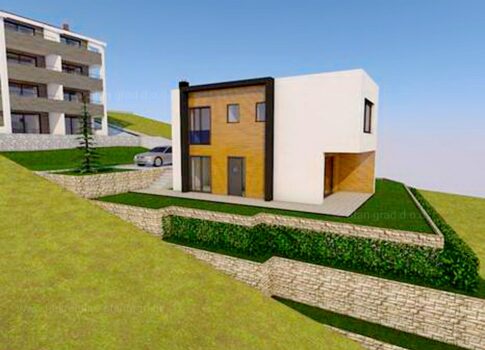 Crikvenica, környéke, modern, 2 lakásos családi ház ELADÓ!