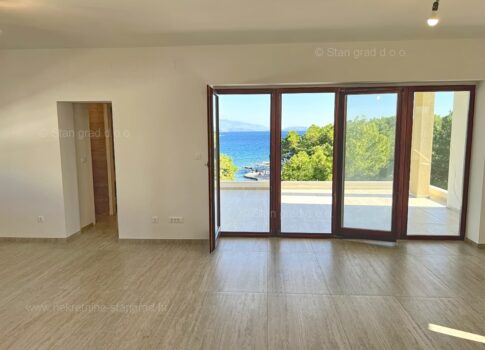 Krk, penthouse a tenger közvetlen közelében, panorámás kilátással!