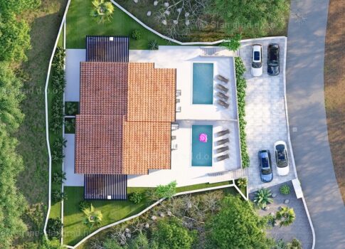 Malinska, luxus villa medencével és kilátással a tengerre!