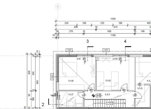 Malinska, új ikerház medencével és kerttel, 150 m-re a tengertől!