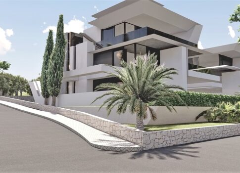 Njivice, duplex lakás egy új épületben, tengerre néző kilátással!