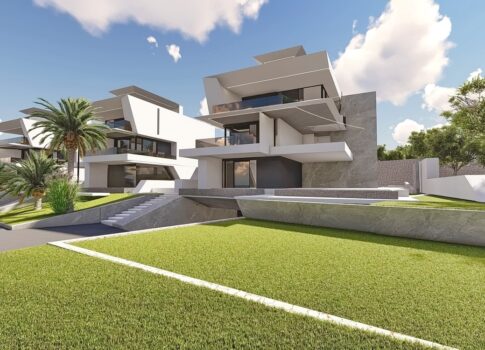 Njivice, három hálószobás apartman egy új épületben a 2. emeleten, a tenger közelében!