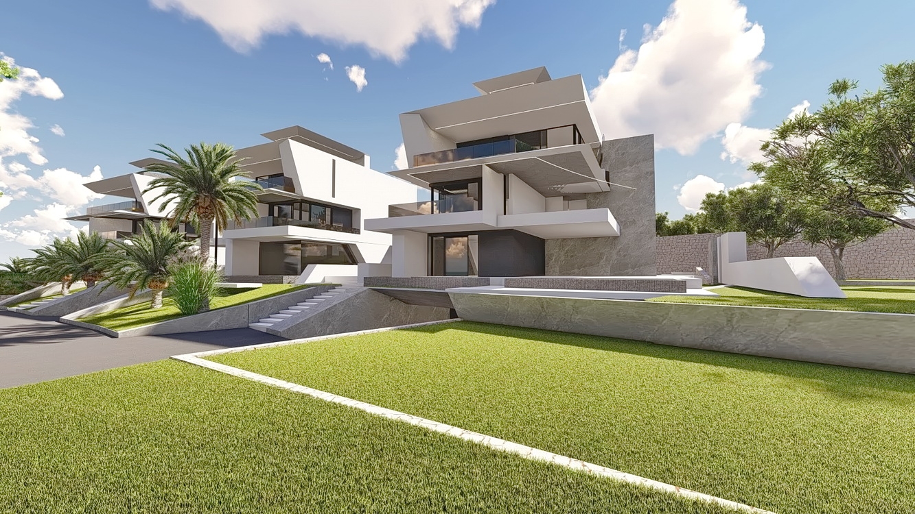 Njivice, három hálószobás apartman egy új épületben a 2. emeleten, a tenger közelében!