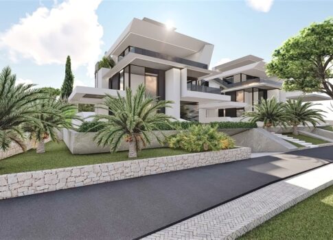 Njivice, három hálószobás apartman egy új épületben a 2. emeleten, a tenger közelében!