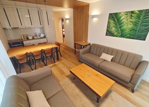 Malinska, bútorozott lakás egy új épületben, közel a tengerhez!